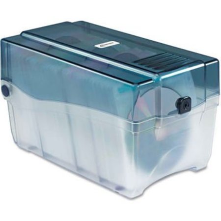 INNOVERA CD/DVD Storage Case, Clear Case, 75 White Sleeves 39502